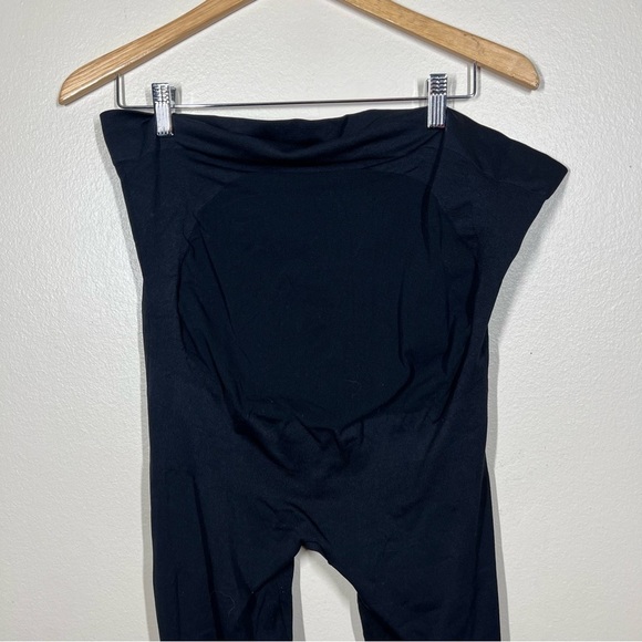 Knix Womens Plus Seamless BlissFit Maternity Black Leggings Size XXXL - Picture 2 of 9